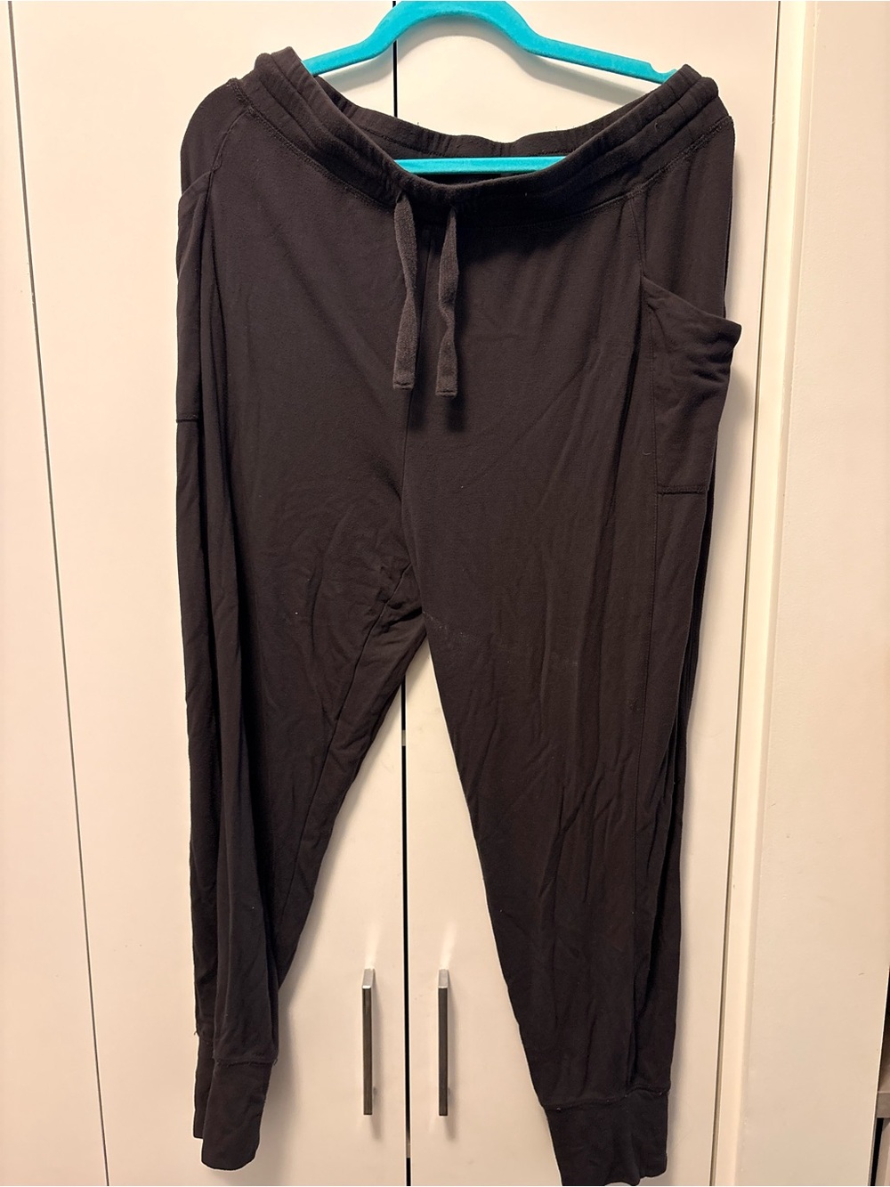 Fabletics Black Drawstring Jogger Pants